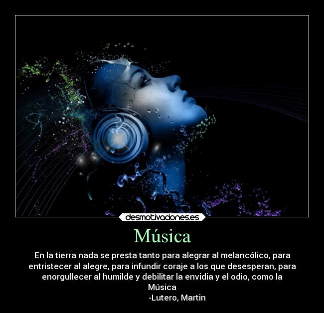 carteles musica odio musica alegrar melancolico entristecer coraje desesperar enorgullecer humilde envidia debilitar desmotivaciones
