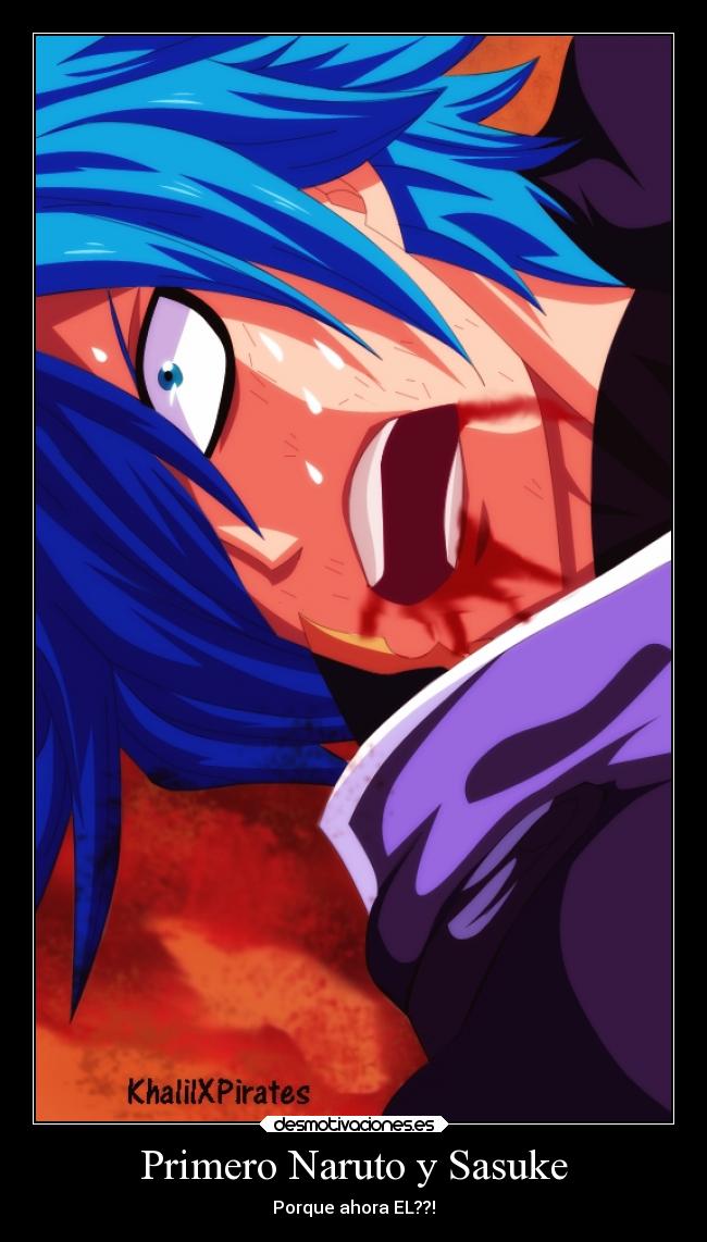 carteles naruto anime naruto fairy tail jellal fernandez sasuke todos muertos desmotivaciones
