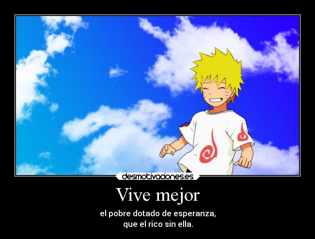 carteles naruto esperanza desmotivaciones