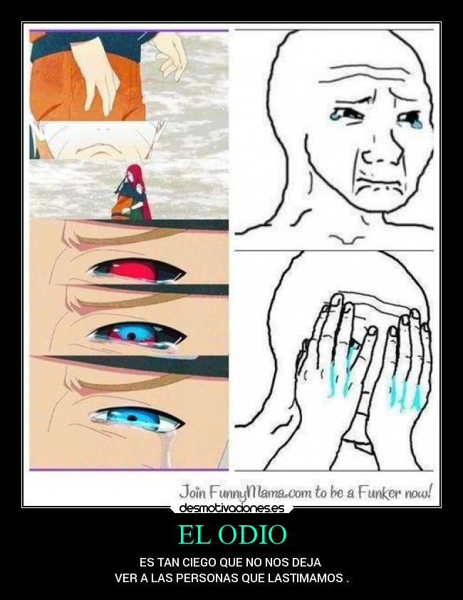 carteles odio cine anime alegria celos desmotivaciones