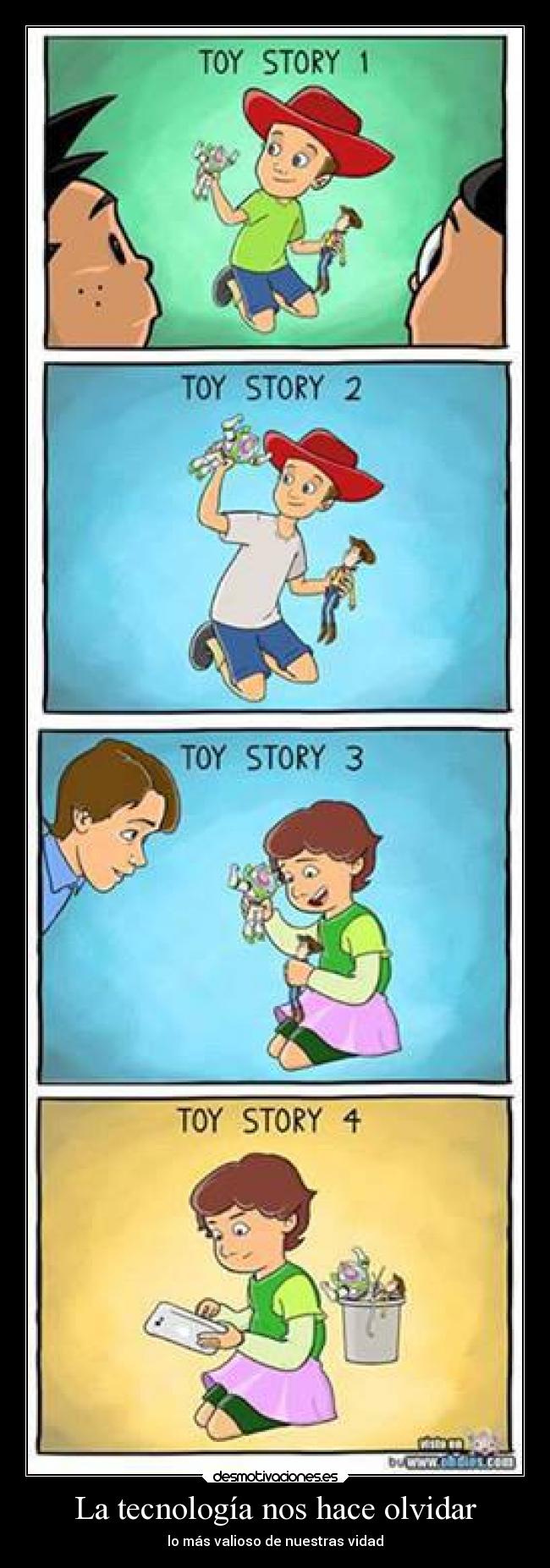 La tecnología nos hace olvidar - lo más valioso de nuestras vidad