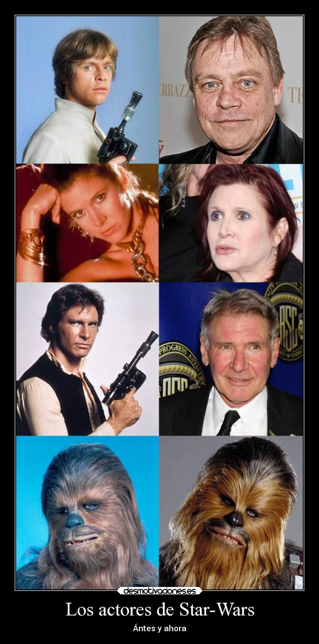 Los actores de Star-Wars -