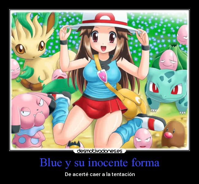 Blue y su inocente forma -
