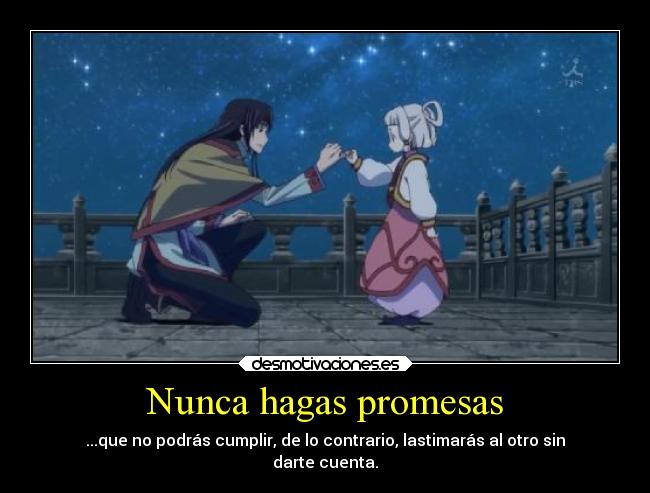 Nunca hagas promesas - 