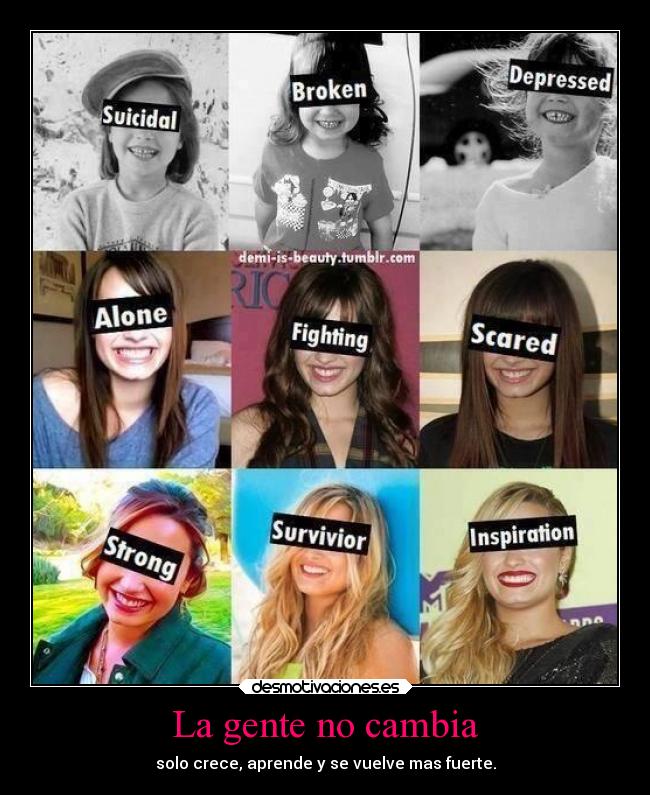 La gente no cambia -