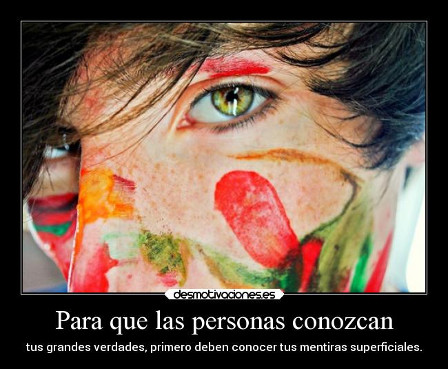 Para que las personas conozcan - 