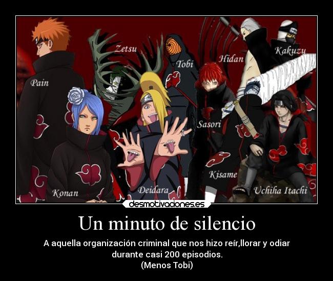 Un minuto de silencio -