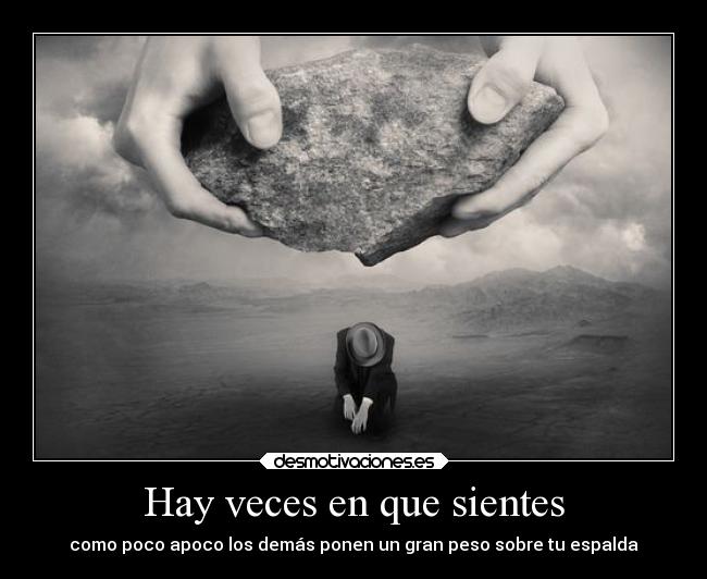 Hay veces en que sientes - 