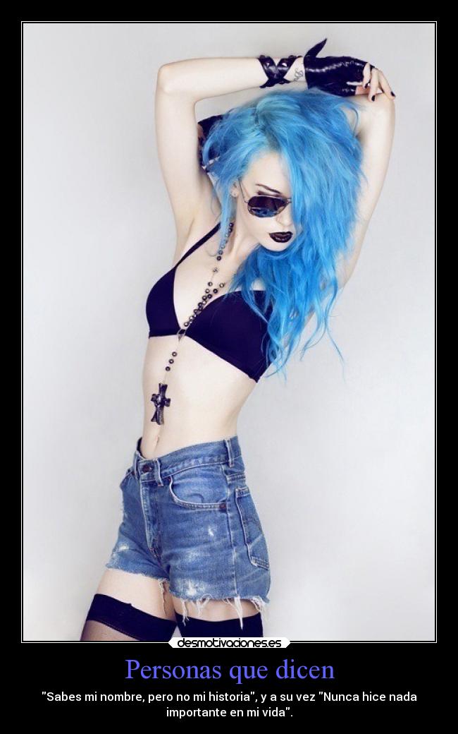 Personas que dicen -