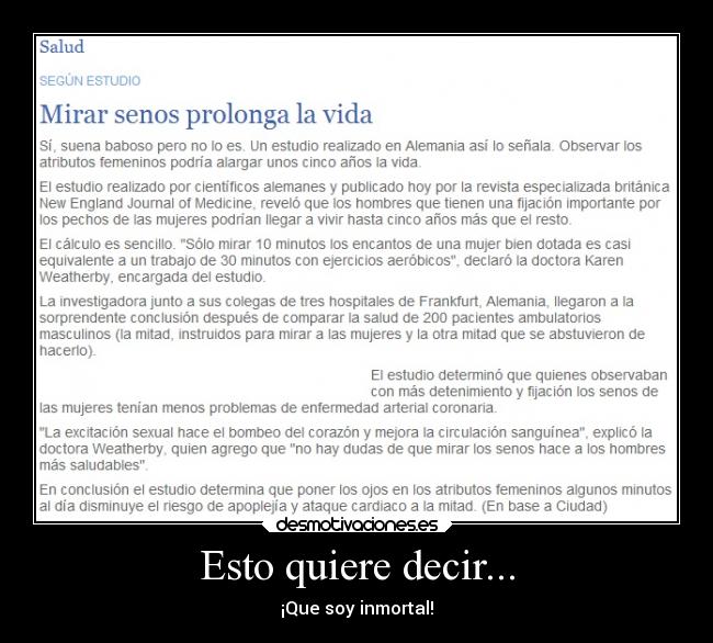 Esto quiere decir... -