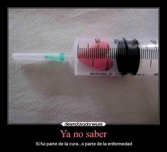 Ya no saber -