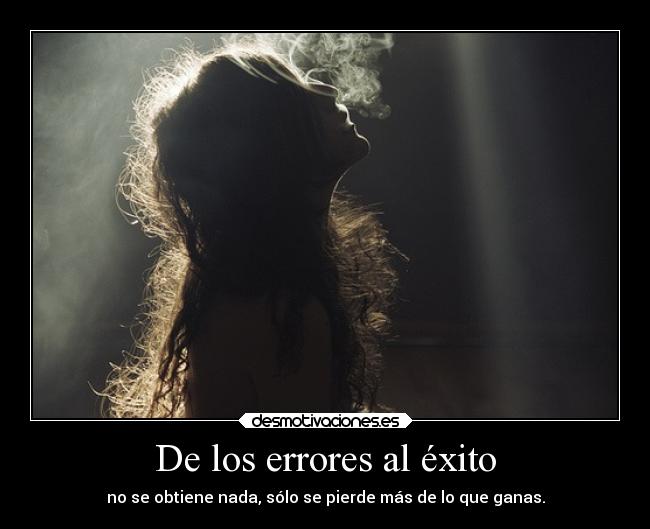 De los errores al éxito -