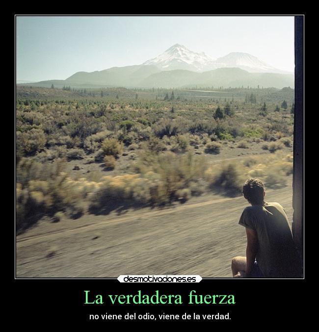 La verdadera fuerza -