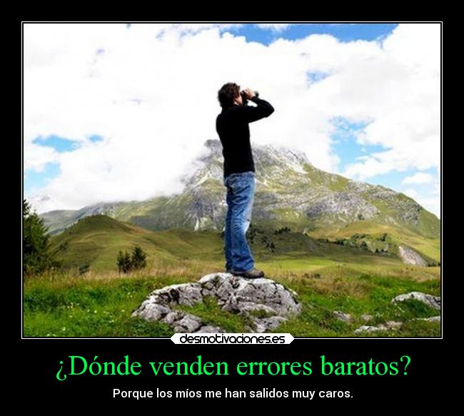 ¿Dónde venden errores baratos? - 