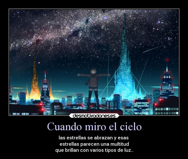 Cuando miro el cielo -