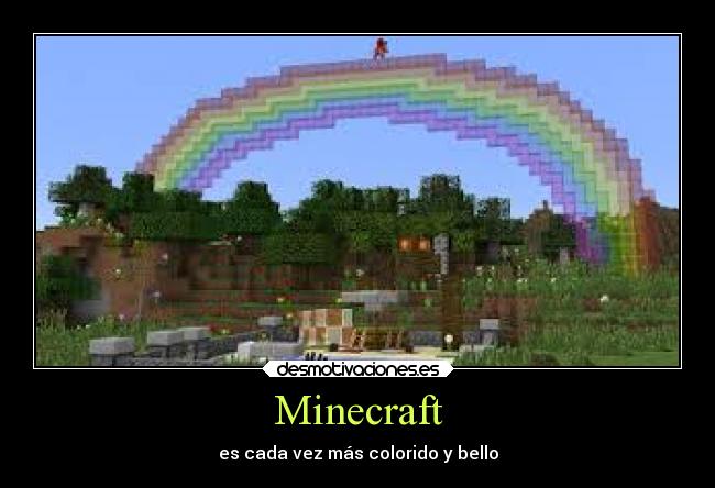 Minecraft - es cada vez más colorido y bello
