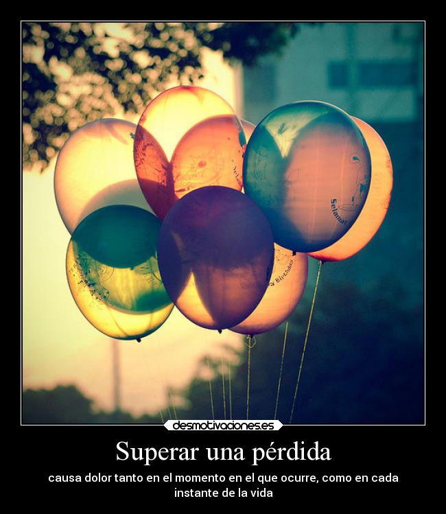 Superar una pérdida -