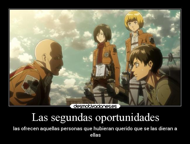 Las segundas oportunidades -