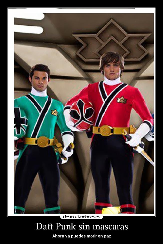 Daft Punk sin mascaras - Ahora ya puedes morir en paz