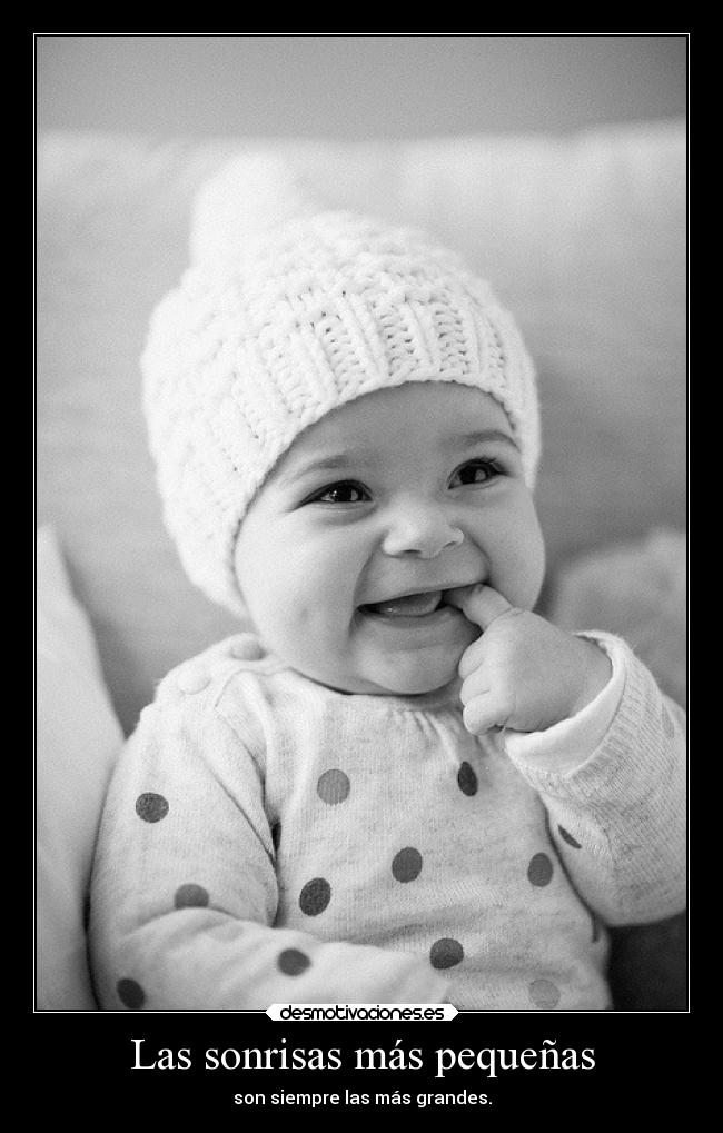 Las sonrisas más pequeñas -