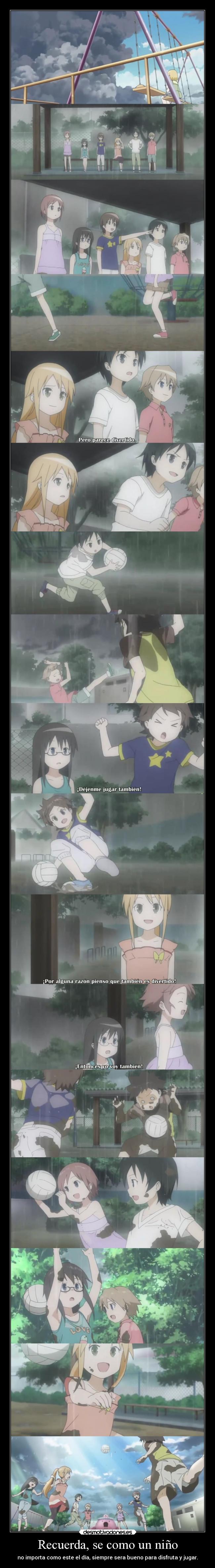 Recuerda, se como un niño -
