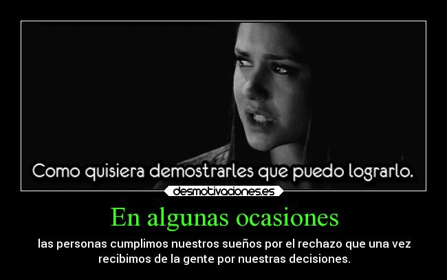 En algunas ocasiones -