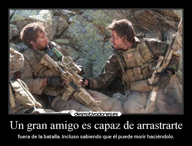 carteles amigos guerra valor valentia desmotivaciones