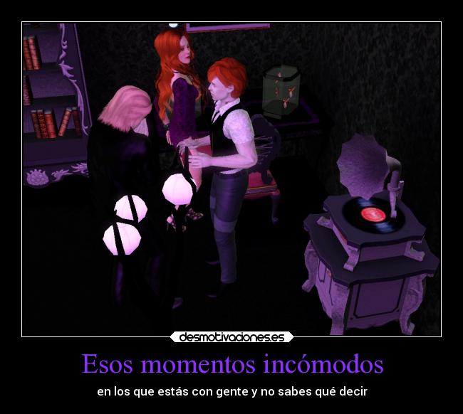 Esos momentos incómodos - en los que estás con gente y no sabes qué decir