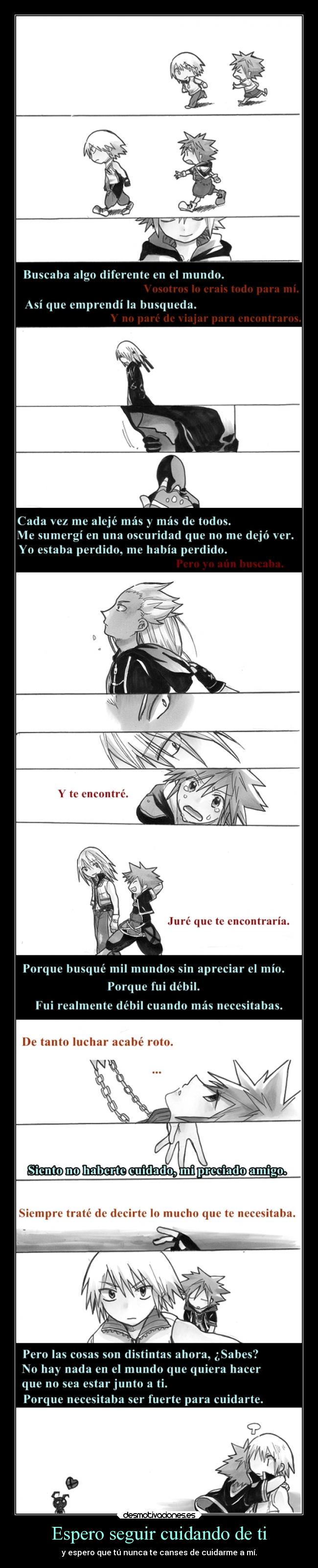 Espero seguir cuidando de ti -