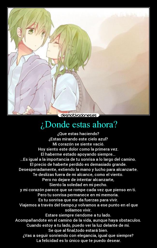 ¿Donde estas ahora? - 