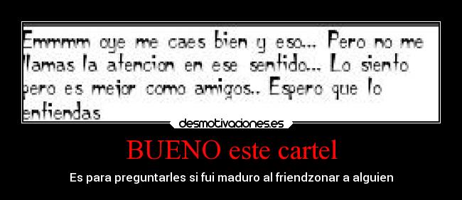 BUENO este cartel - 