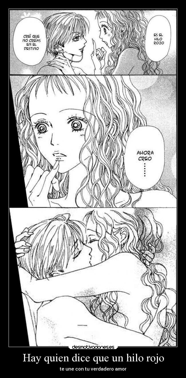 Hay quien dice que un hilo rojo -