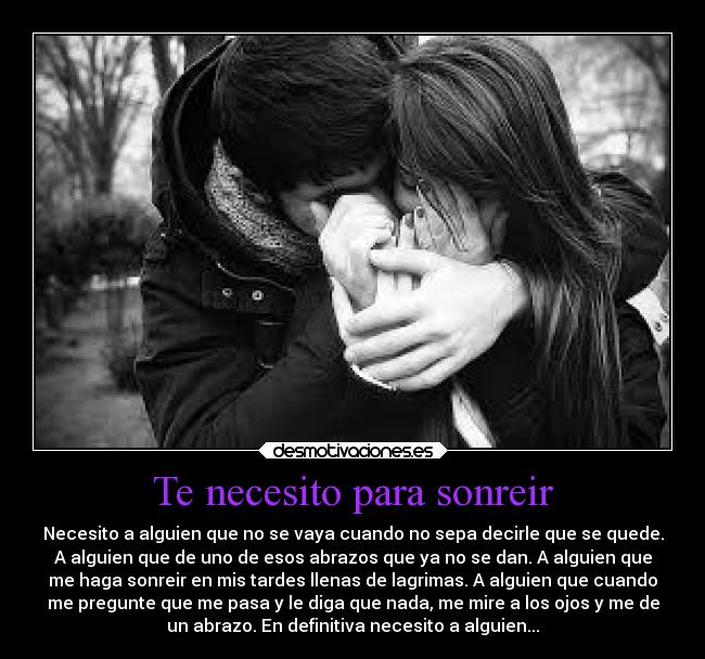 Te necesito para sonreir - 