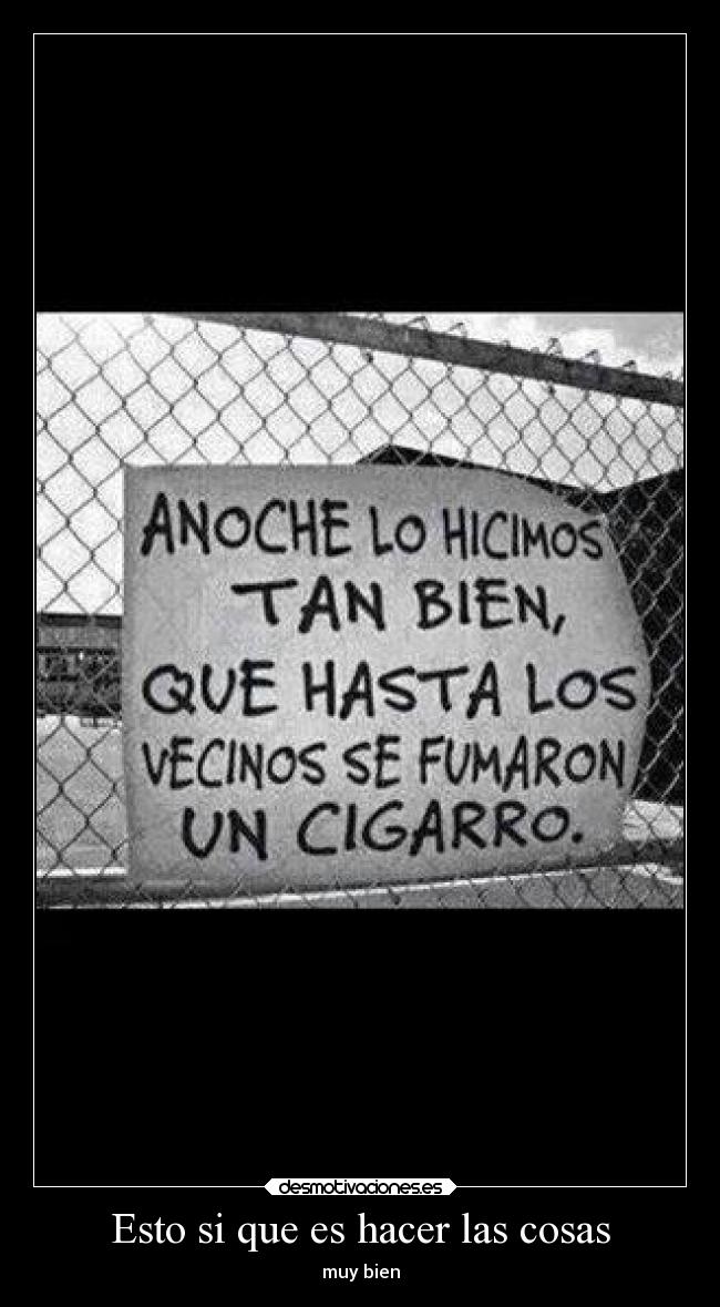 Esto si que es hacer las cosas - muy bien