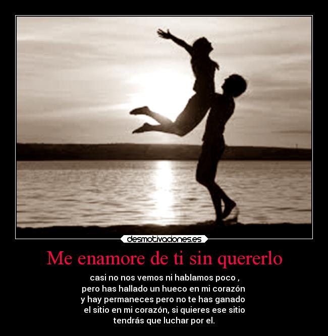 Me enamore de ti sin quererlo - 