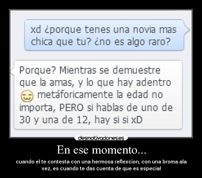 En ese momento... - 