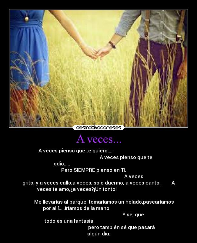 A veces... -