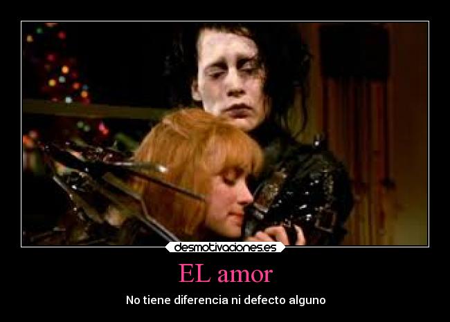 EL amor - No tiene diferencia ni defecto alguno