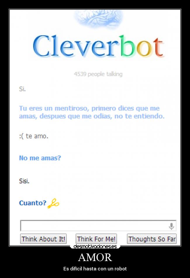 AMOR - Es difícil hasta con un robot