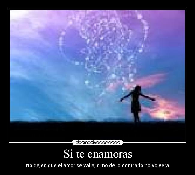Si te enamoras -