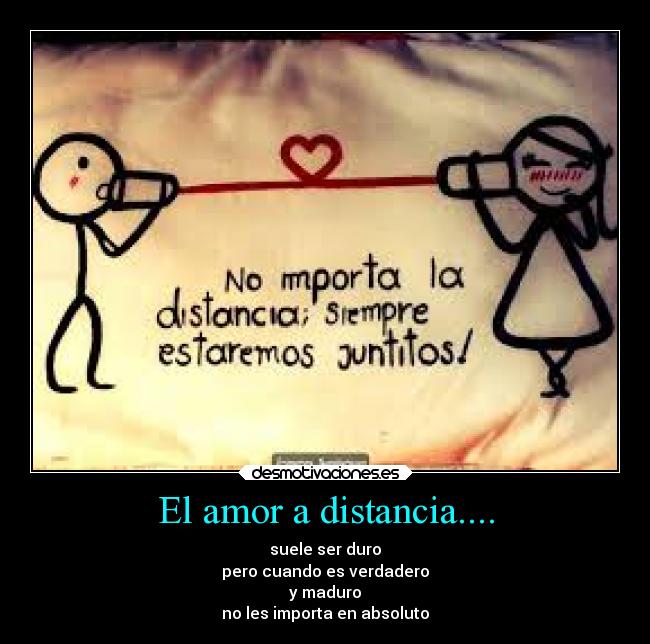 El amor a distancia.... - 