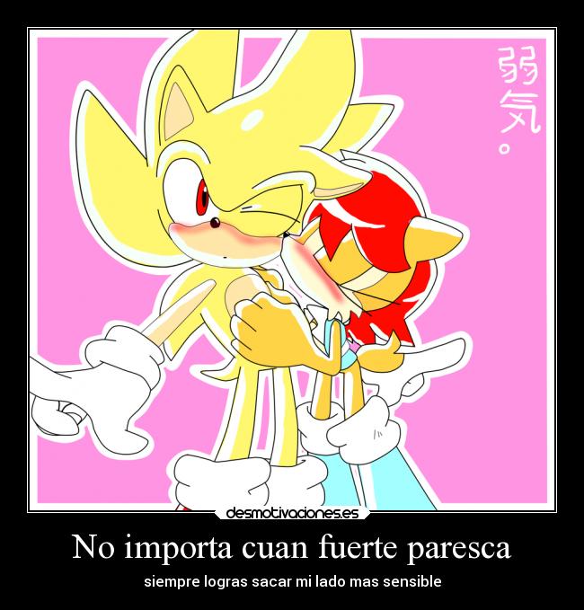 carteles amor sonally sonic sally acorn desmotivaciones