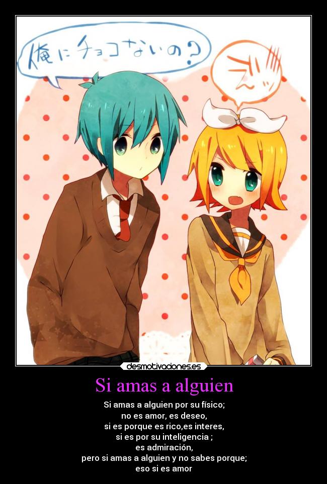 Si amas a alguien - 