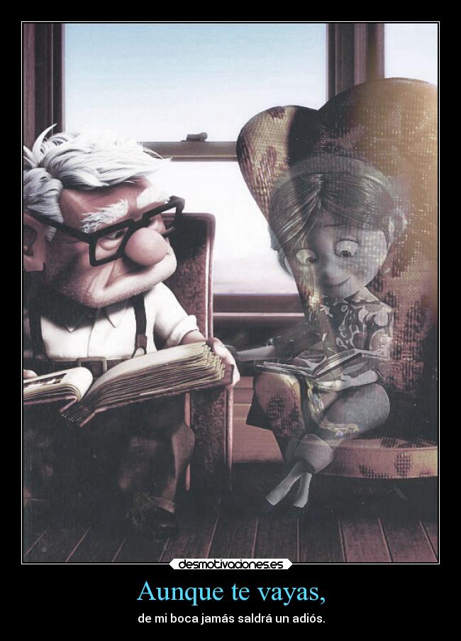 Aunque te vayas, - 