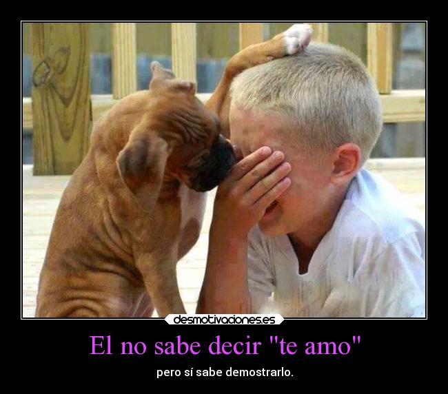 El no sabe decir te amo - 