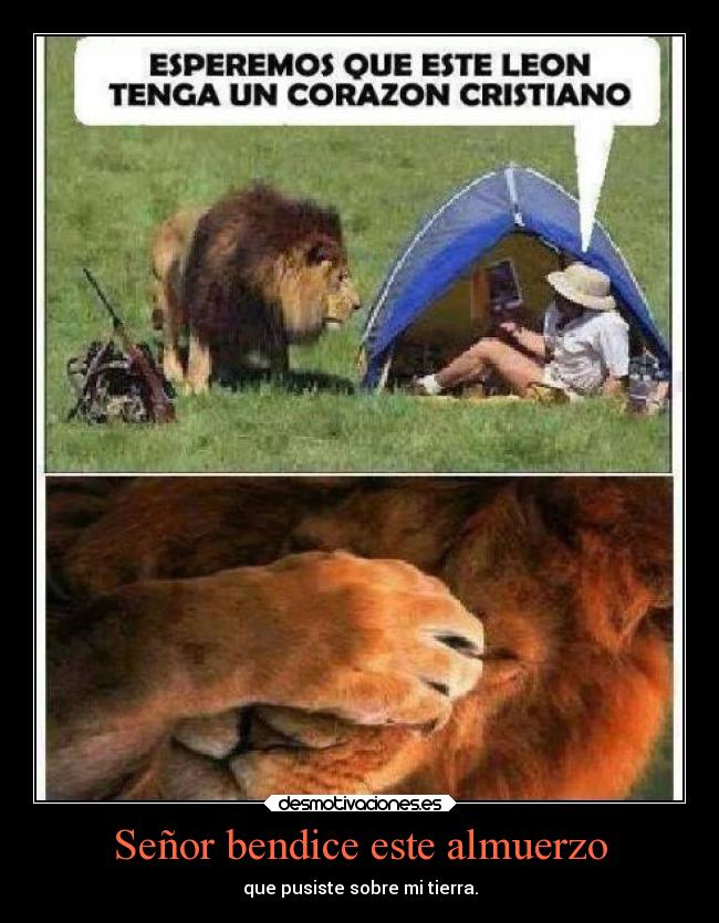 Señor bendice este almuerzo - 