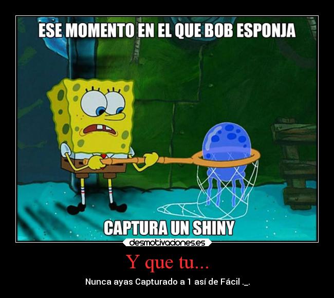 carteles animales pokemon bob esponja shiny juegos facil capturado medusa marinos desmotivaciones