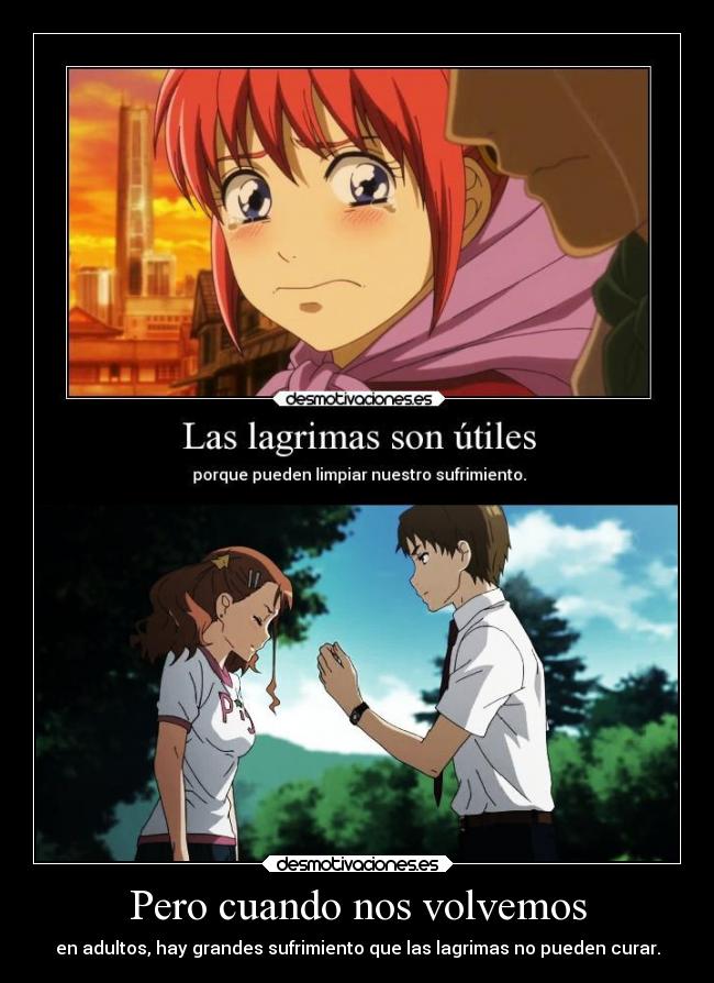 Pero cuando nos volvemos - 