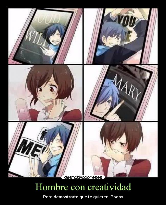 Hombre con creatividad -