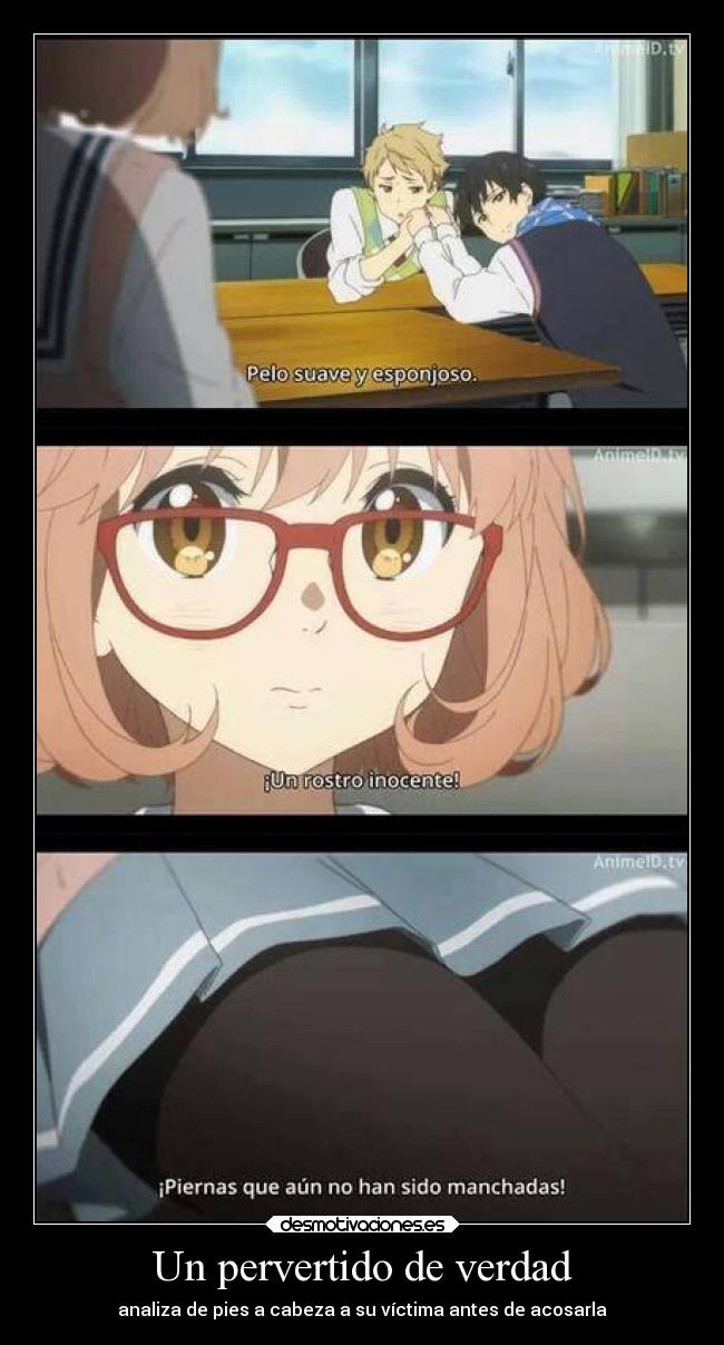 Un pervertido de verdad - analiza de pies a cabeza a su víctima antes de acosarla